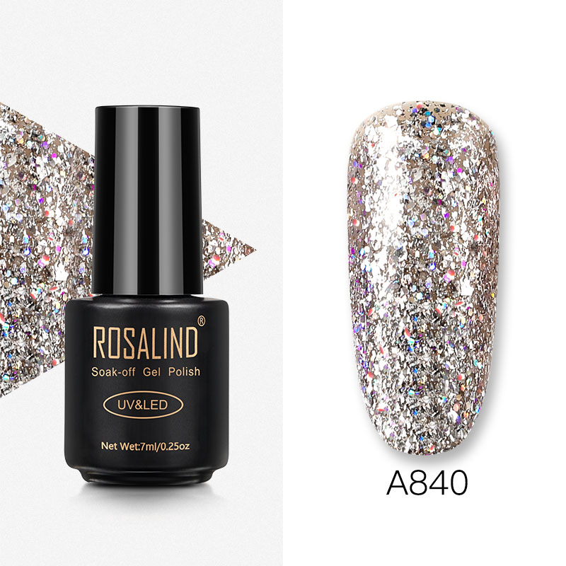 Oja Semipermanenta Rosalind Shiny Platinum - A840, 7ml