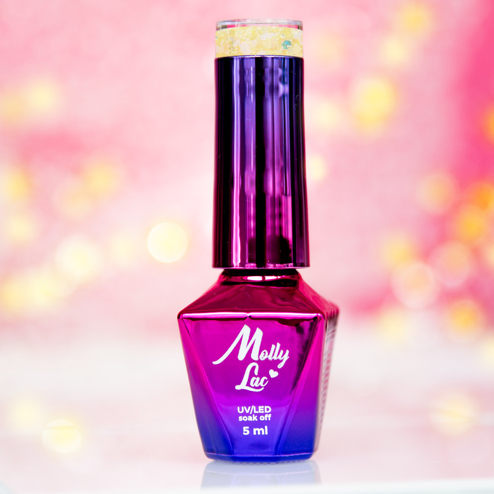 Top Coat Conffetti Molly Lac 5ml - 2 - 1 | YEO