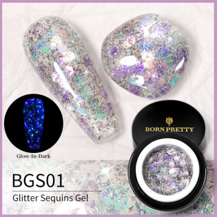 Gel Glitter Luminos Born Pretty 5g - BGS01