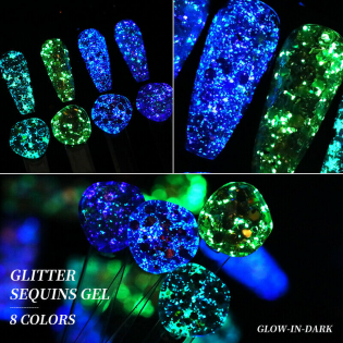 Gel Glitter Luminos Born Pretty 5g - BGS04