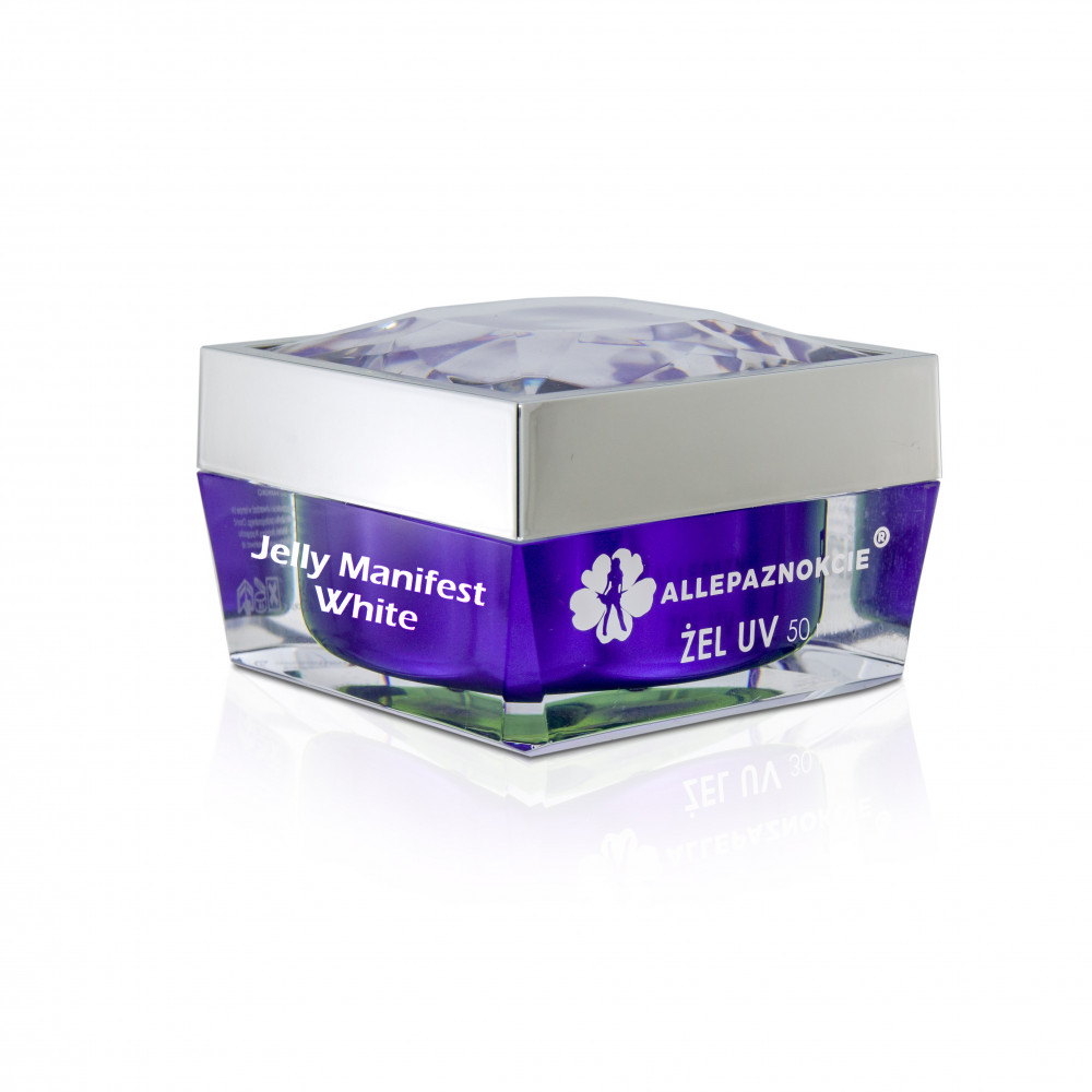 Gel UV Jelly Manifest White Allepaznokcie 50ml - 1 | YEO