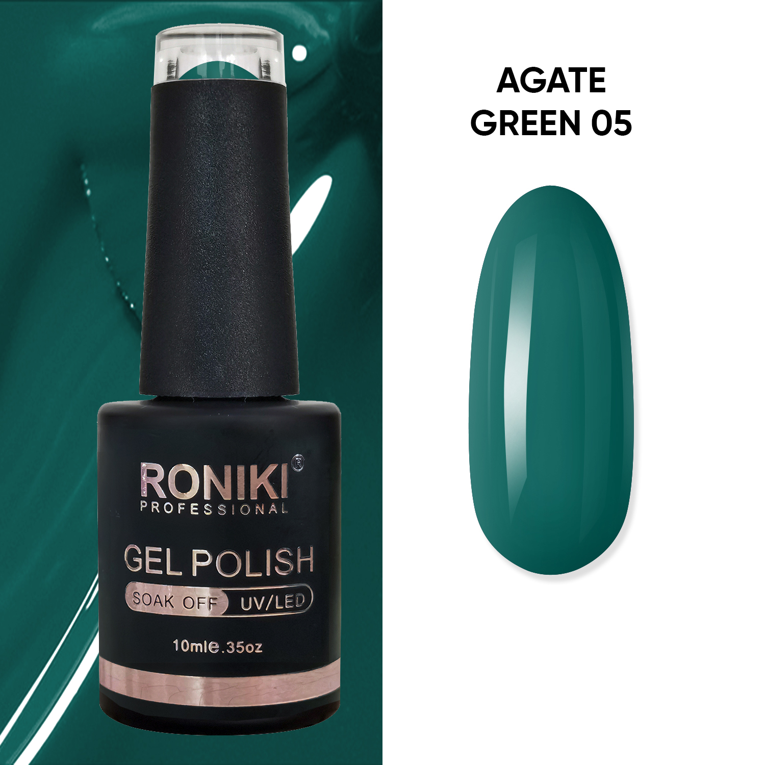 Oja Semipermanenta Roniki Agate Green 05