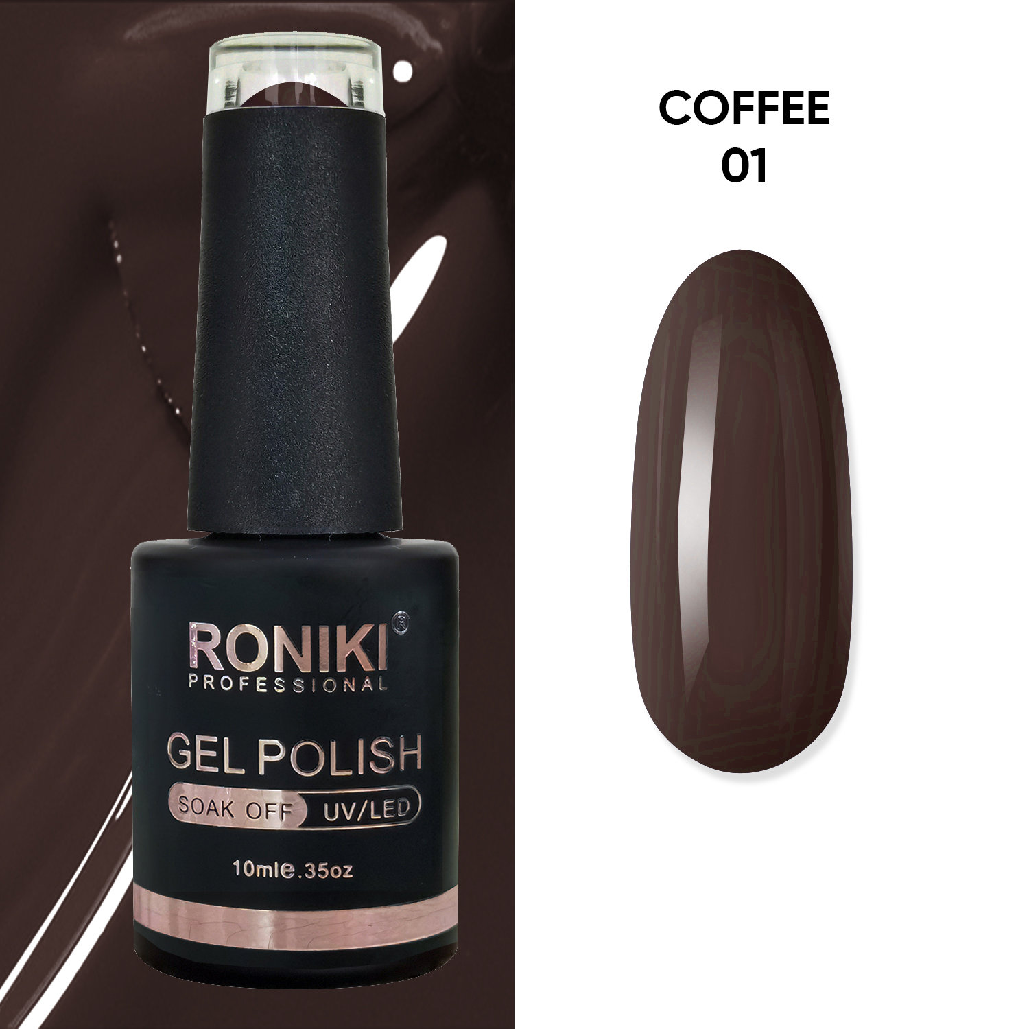 Oja Semipermanenta Roniki Coffee Milk Shake 01