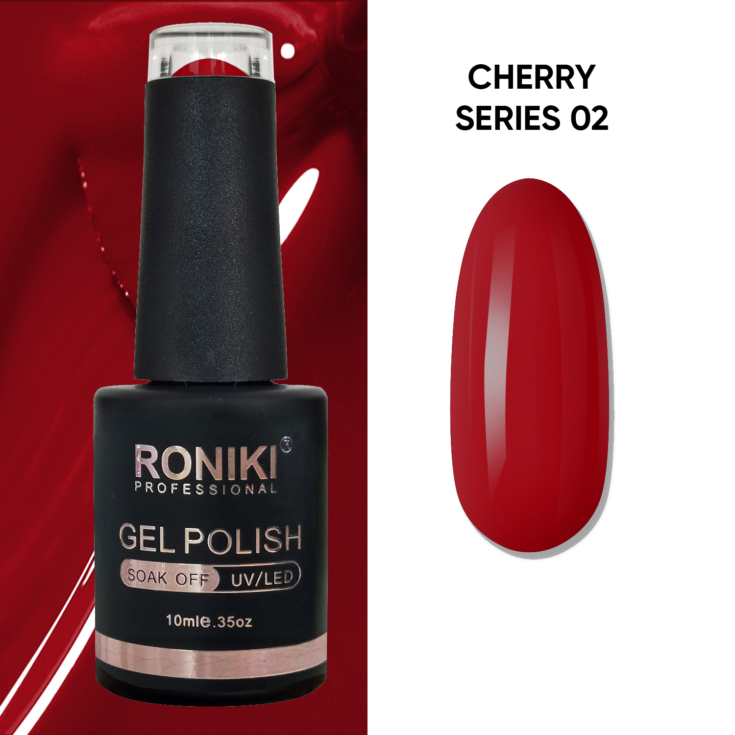 Oja Semipermanenta Roniki Cherry Series 02 nailsup.ro imagine noua 2022