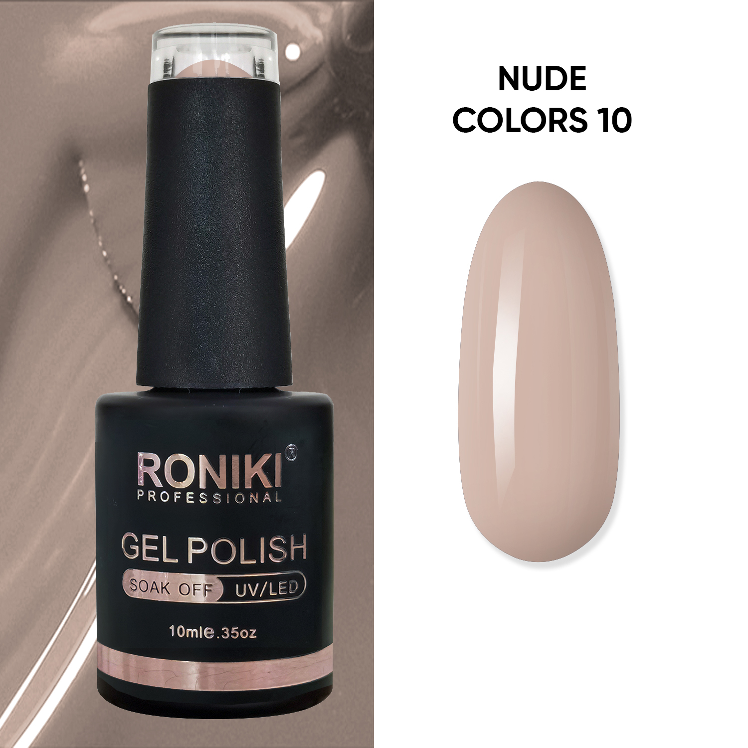 Oja Semipermanenta Roniki Nude Colors 10
