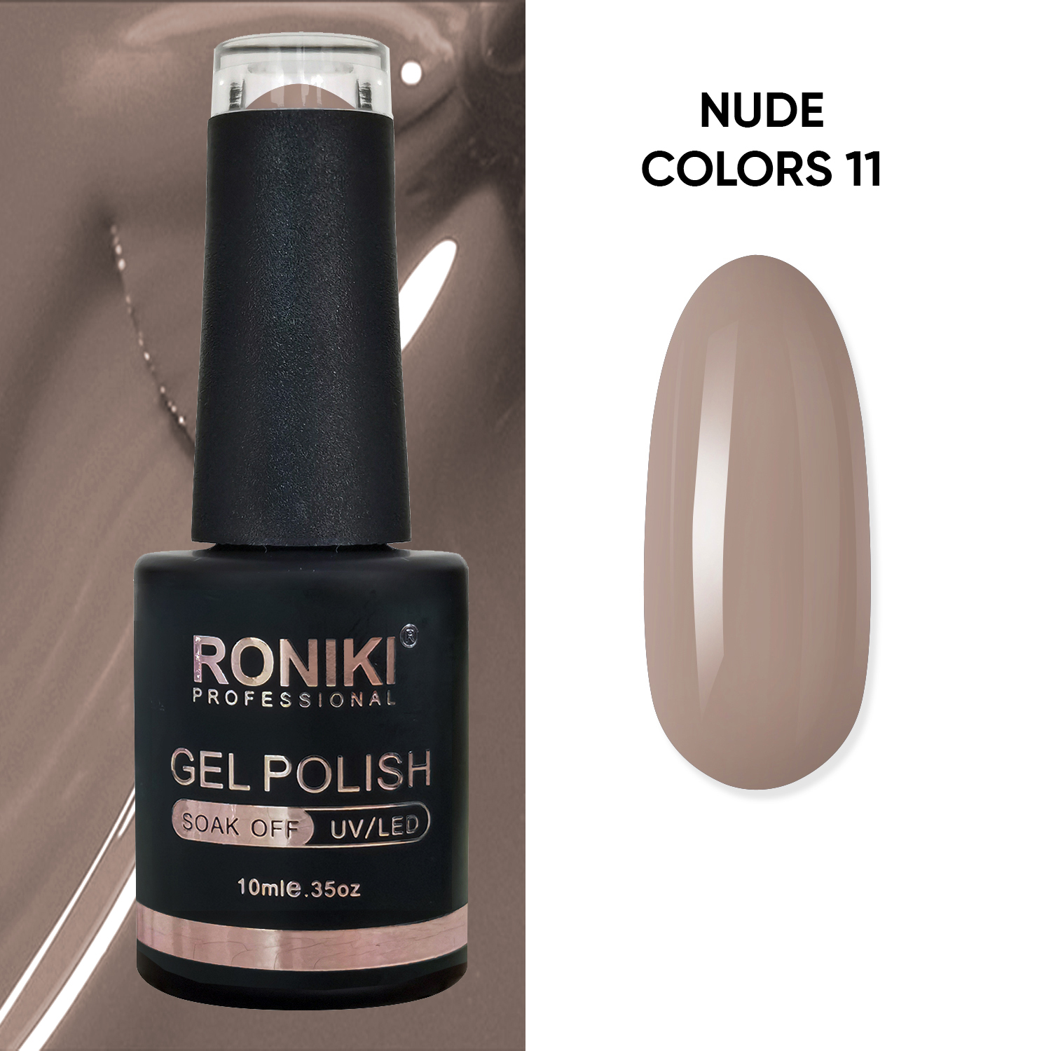 Oja Semipermanenta Roniki Nude Colors 11