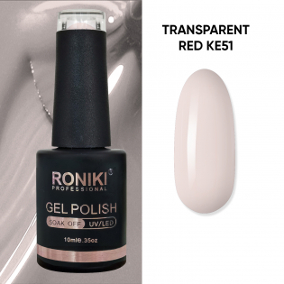 Oja Semipermanenta Roniki Transparent Red KE51