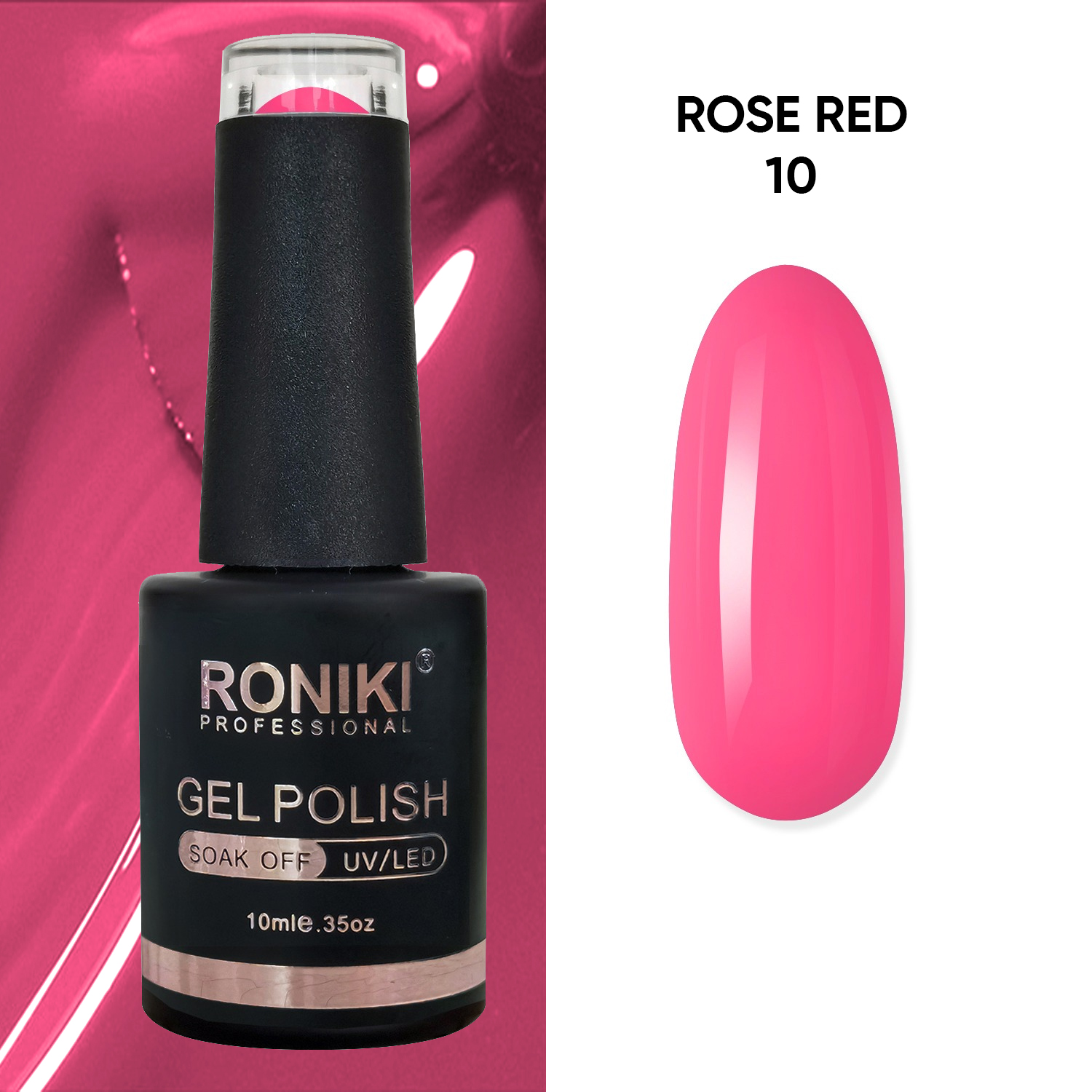 Oja Semipermanenta Roniki Rose Red 10