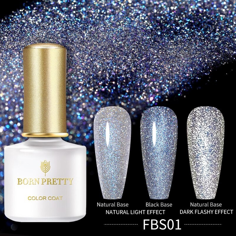 Oja Semipermanenta Born Pretty Sparkling Holographic 6ml - FBS01 - 1 | YEO