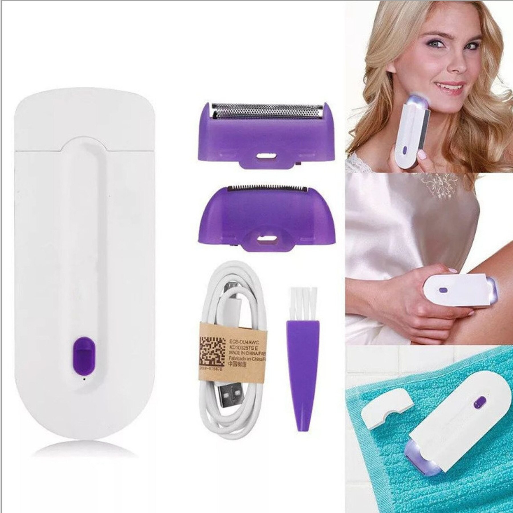 Epilator Reincarcabil Cu Lumina, Tehnologie Sensa-Light - 4 | YEO