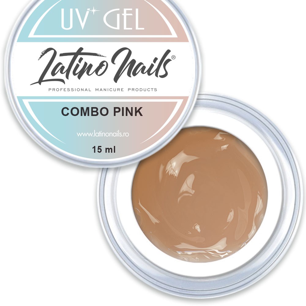 Gel Latino Nails Combo Pink 3in 1 15 ml