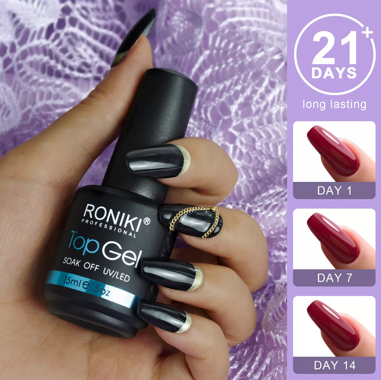 Top Coat No Wipe Roniki 15ml - 1 | YEO