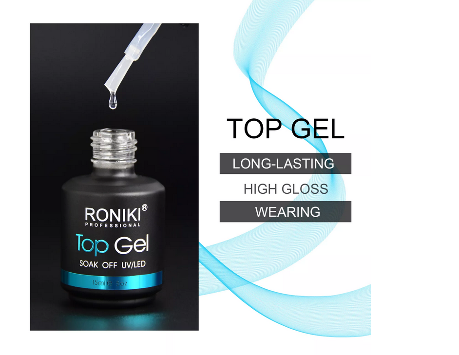 Top Coat No Wipe Roniki 15ml - 2 | YEO