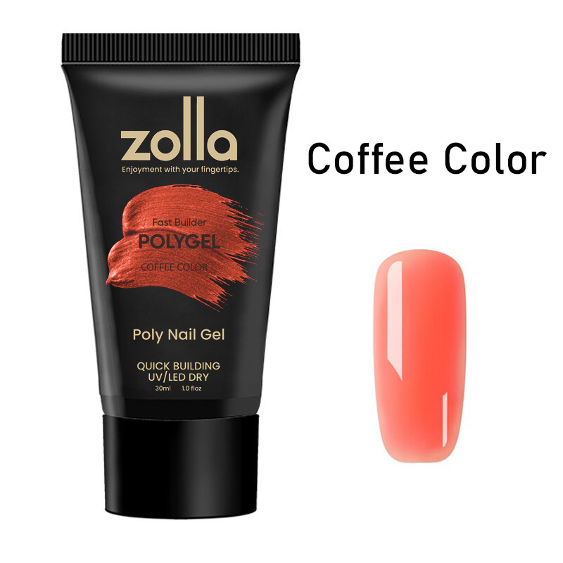 Poze Polygel Zolla 30ml - Coffee Color nailsup.ro 