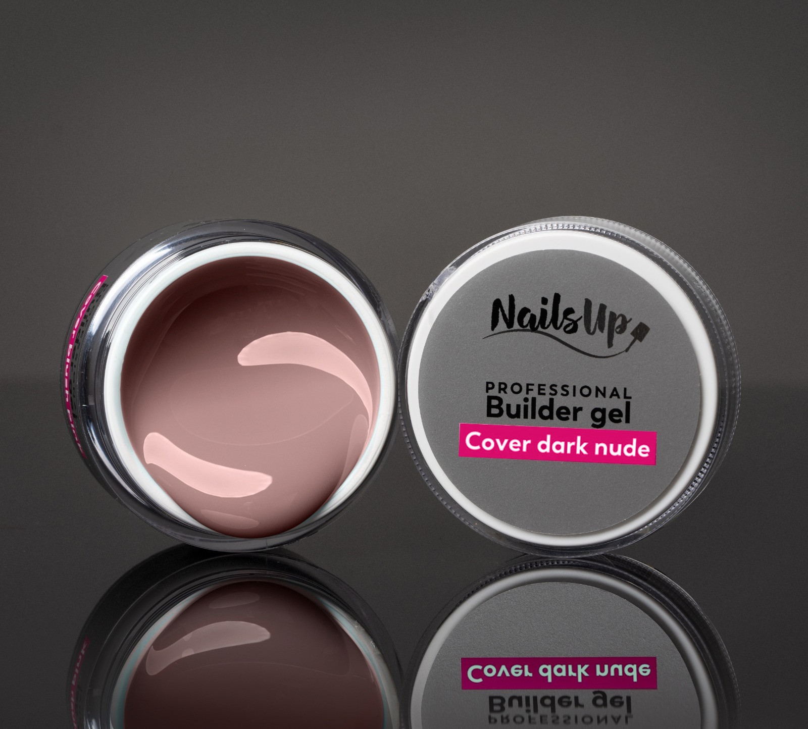 Gel UV Autonivelant NailsUp - Cover Dark Nude 50g