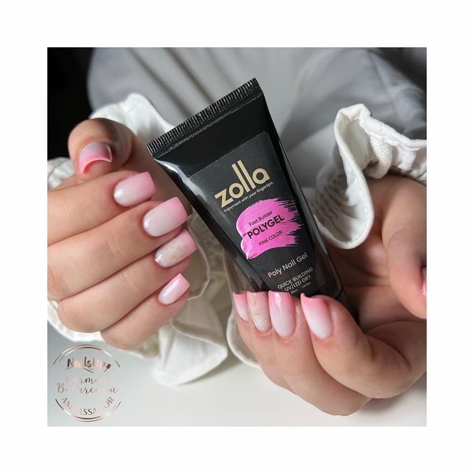 Polygel Zolla 30ml - Pink Color - 1 | YEO