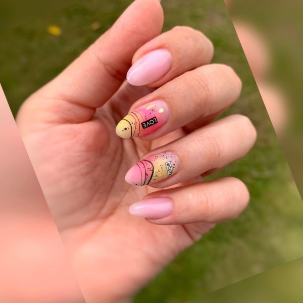 Gel de Constructie Unghii – Milky Rose Crystal Nails 50g