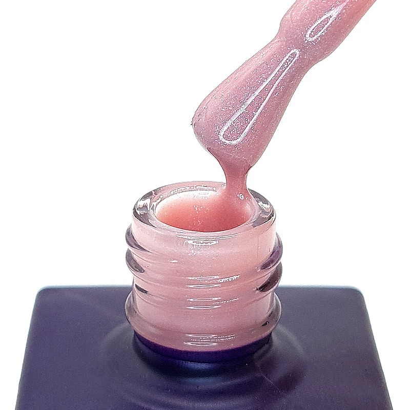Poze Milky Base Sparkling Pink 2in1 15ml nailsup.ro 