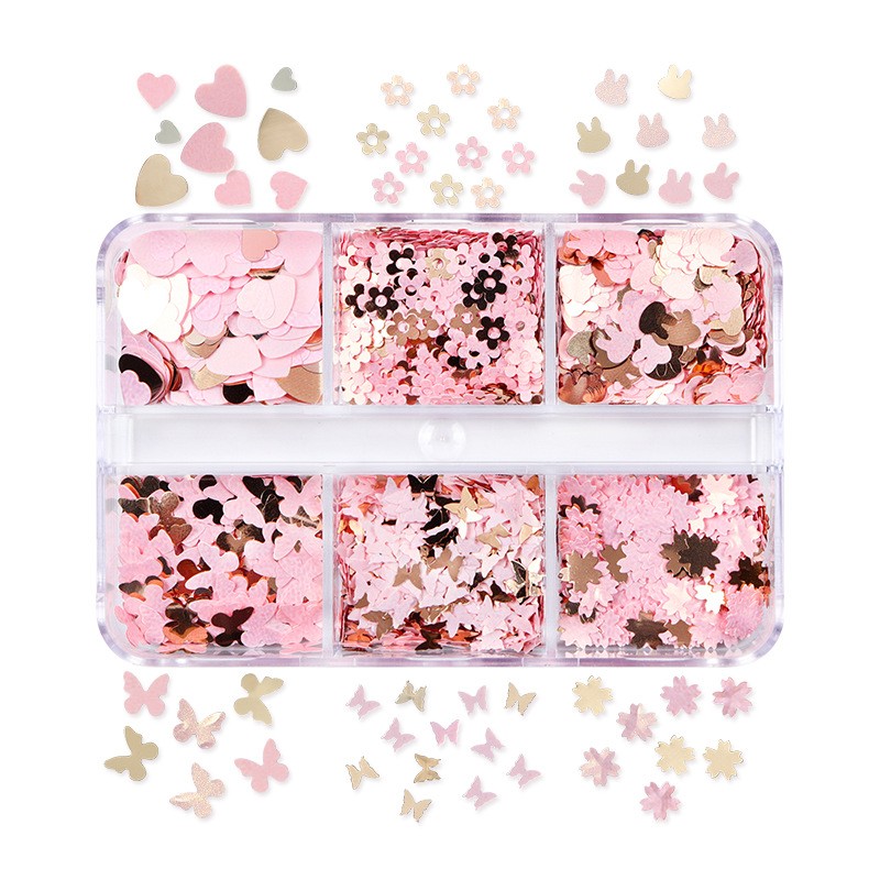 Set mix paiete roz holografic