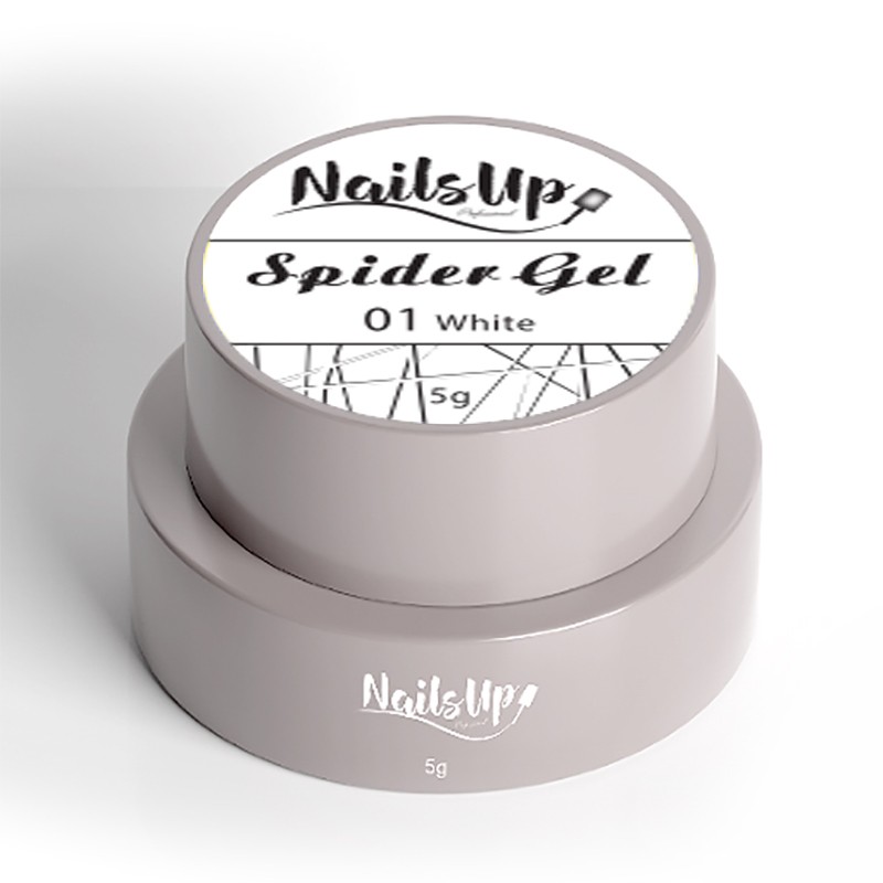 Spider Gel NailsUp – 01 Alb
