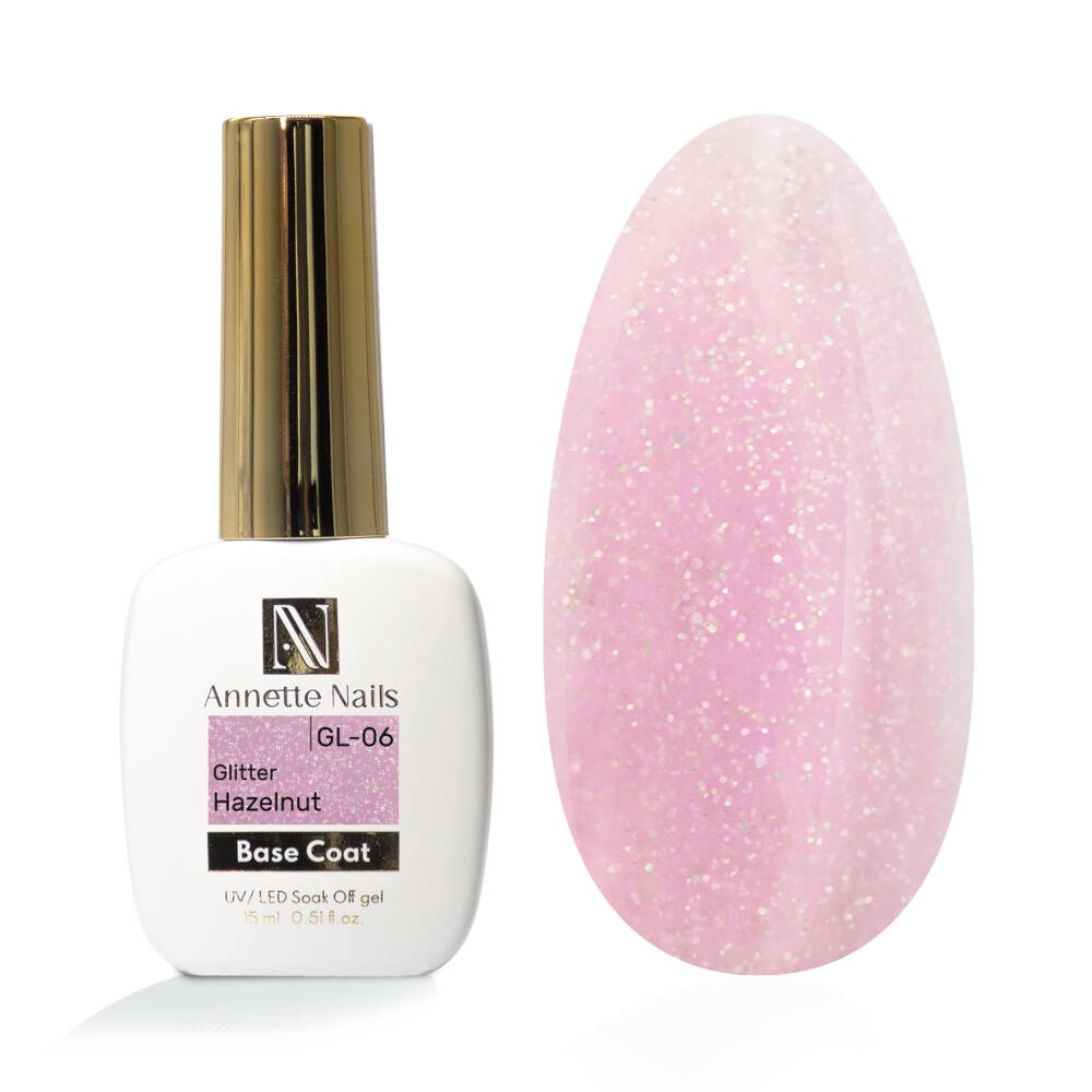 Baza Rubber Glitter Hazelnut GL-06 Annete Nails
