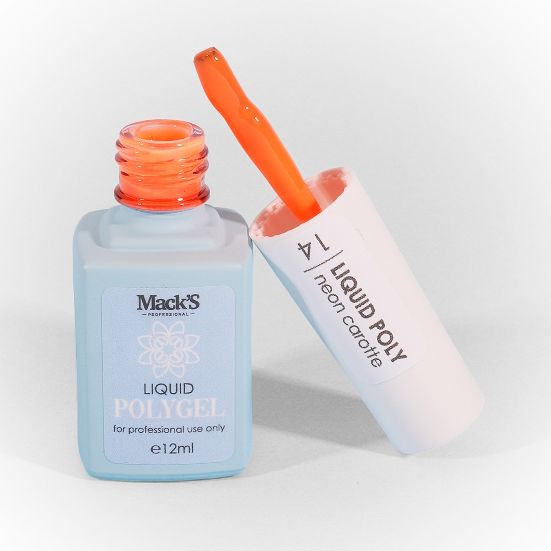 Mack’S Liquid Polygel Neon Carotte – 14, 12ml #14 poza noua reduceri 2022