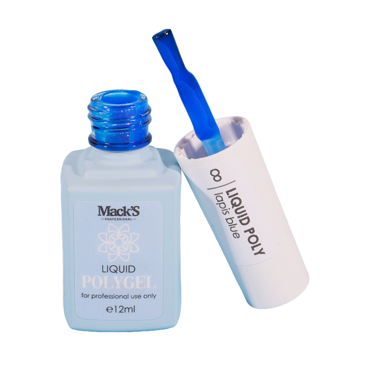Mack\'S Liquid Polygel Lapis Blue - 8, 12ml