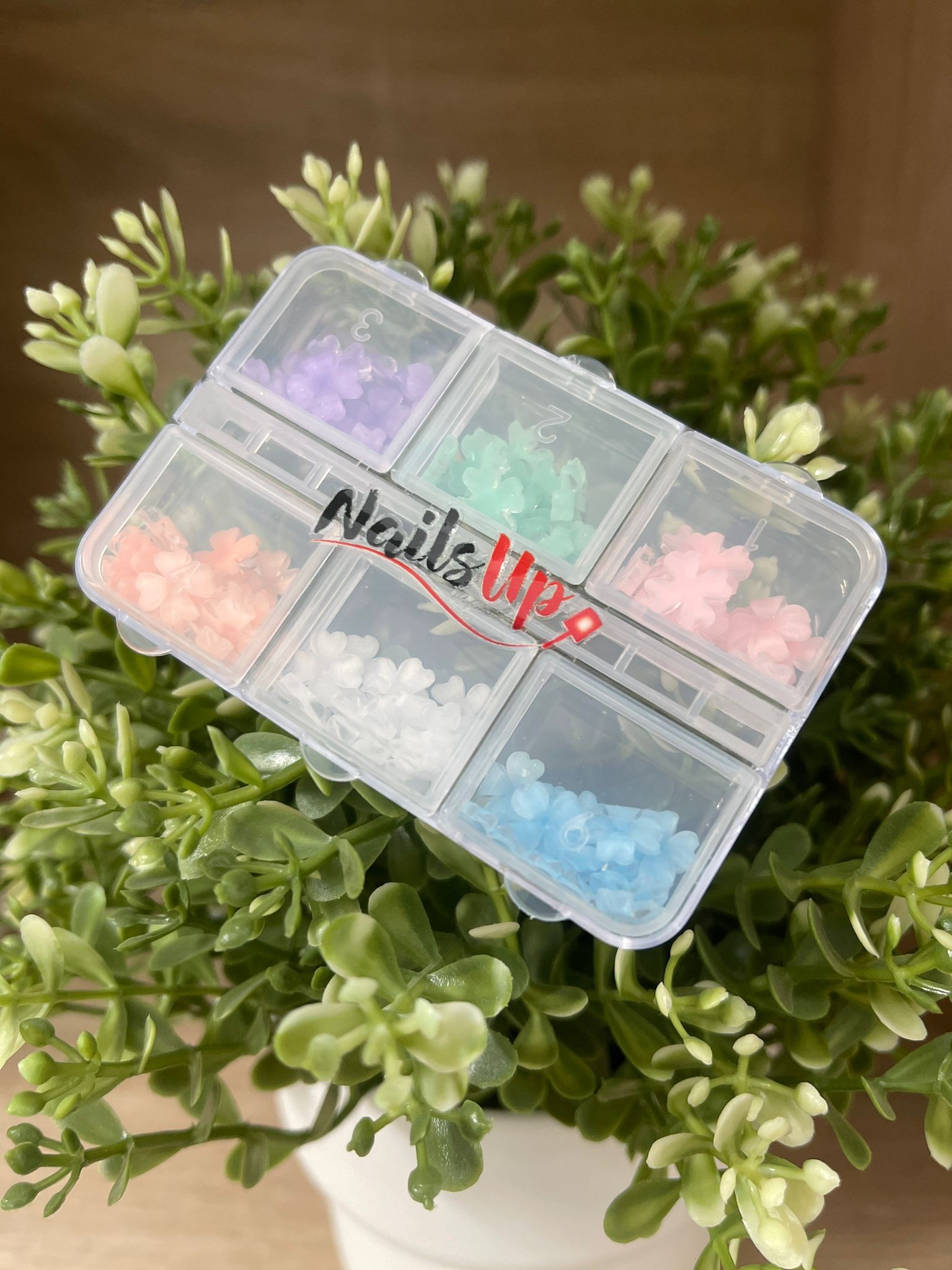 Decor Unghii NailsUp Cristale Floricele Colorate - 2 | YEO