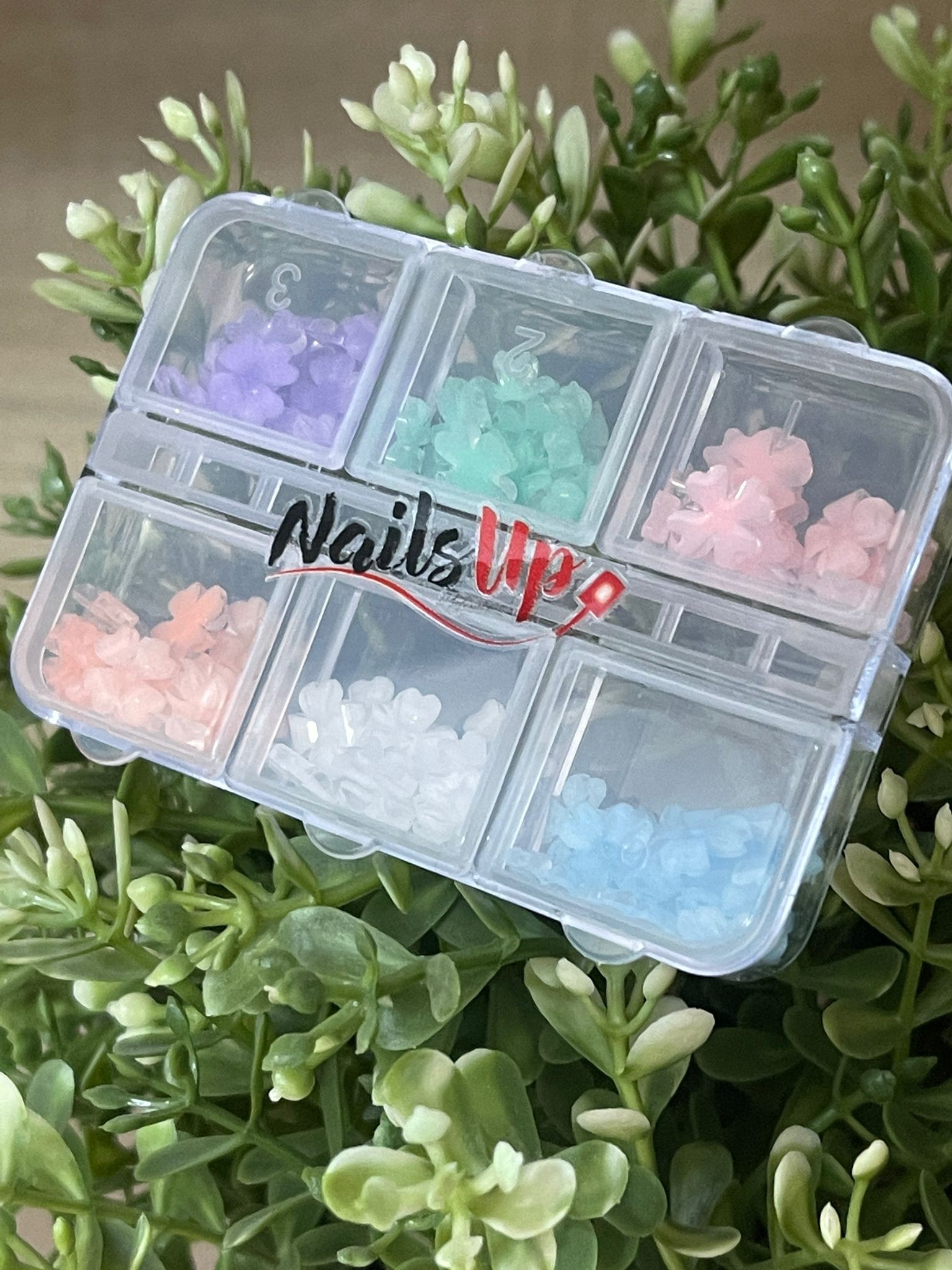 Decor Unghii NailsUp Cristale Floricele Colorate - 3 | YEO