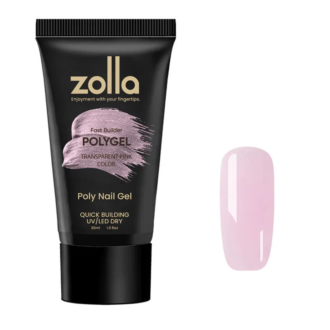 Polygel Zolla 30ml – Transparent Pink nailsup.ro imagine noua 2022
