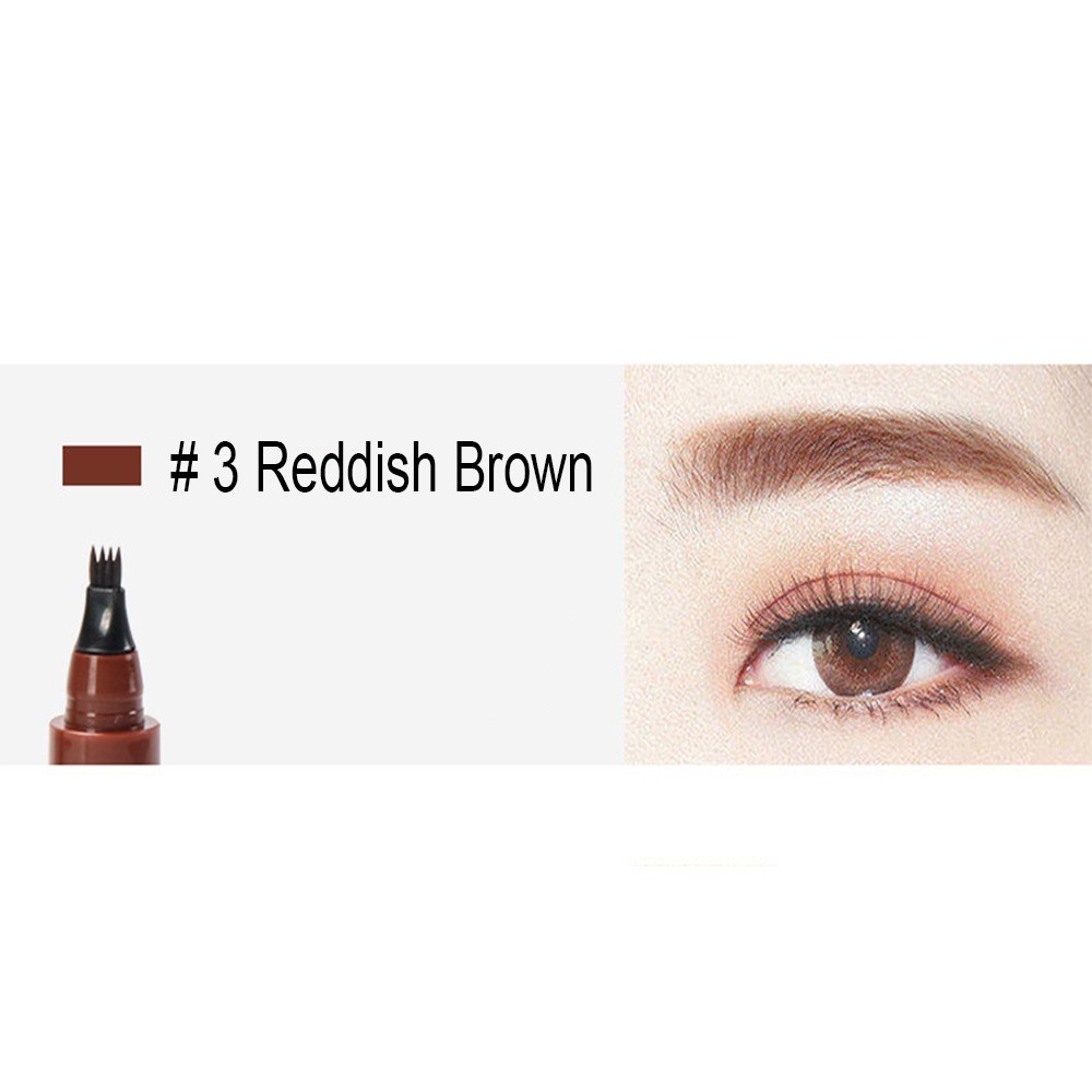 Creion Sprancene Corector cu Efect Microblading Rezistent la Apa 03 Reddish Brown - 1 | YEO