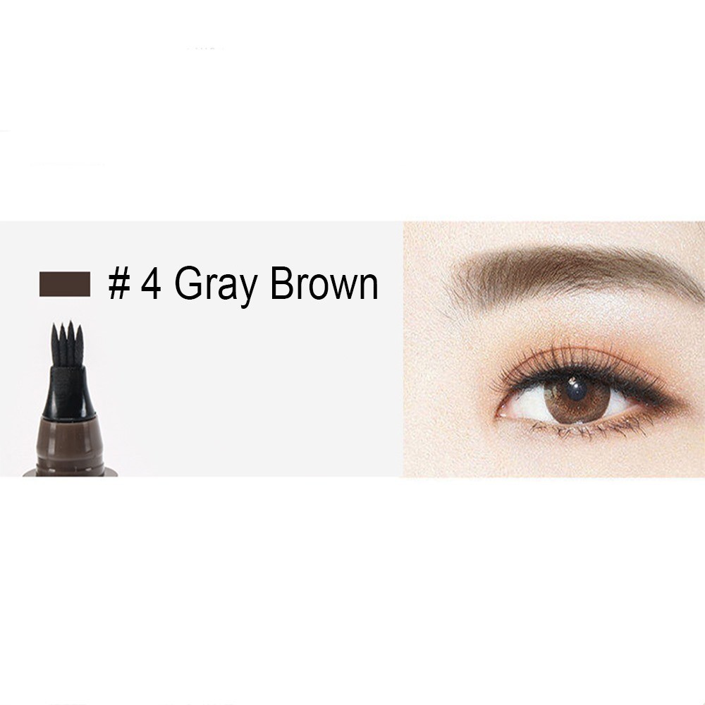 Creion Sprancene Corector cu Efect Microblading Rezistent la Apa 04 Gray Brown - 1 | YEO