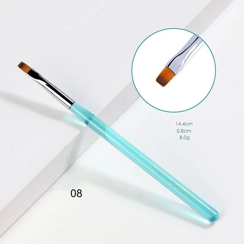 Pensula gel unghii NailsUp, dreapta marimea 4 image3
