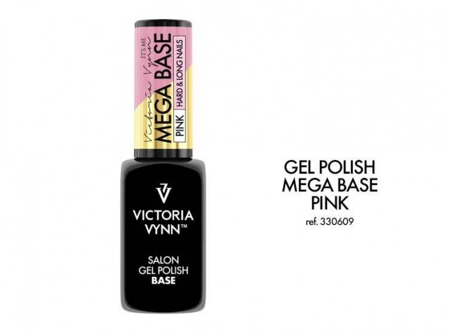 Mega Base – Pink Victoria Vynn 8 ml (Rubber Base) nailsup imagine noua