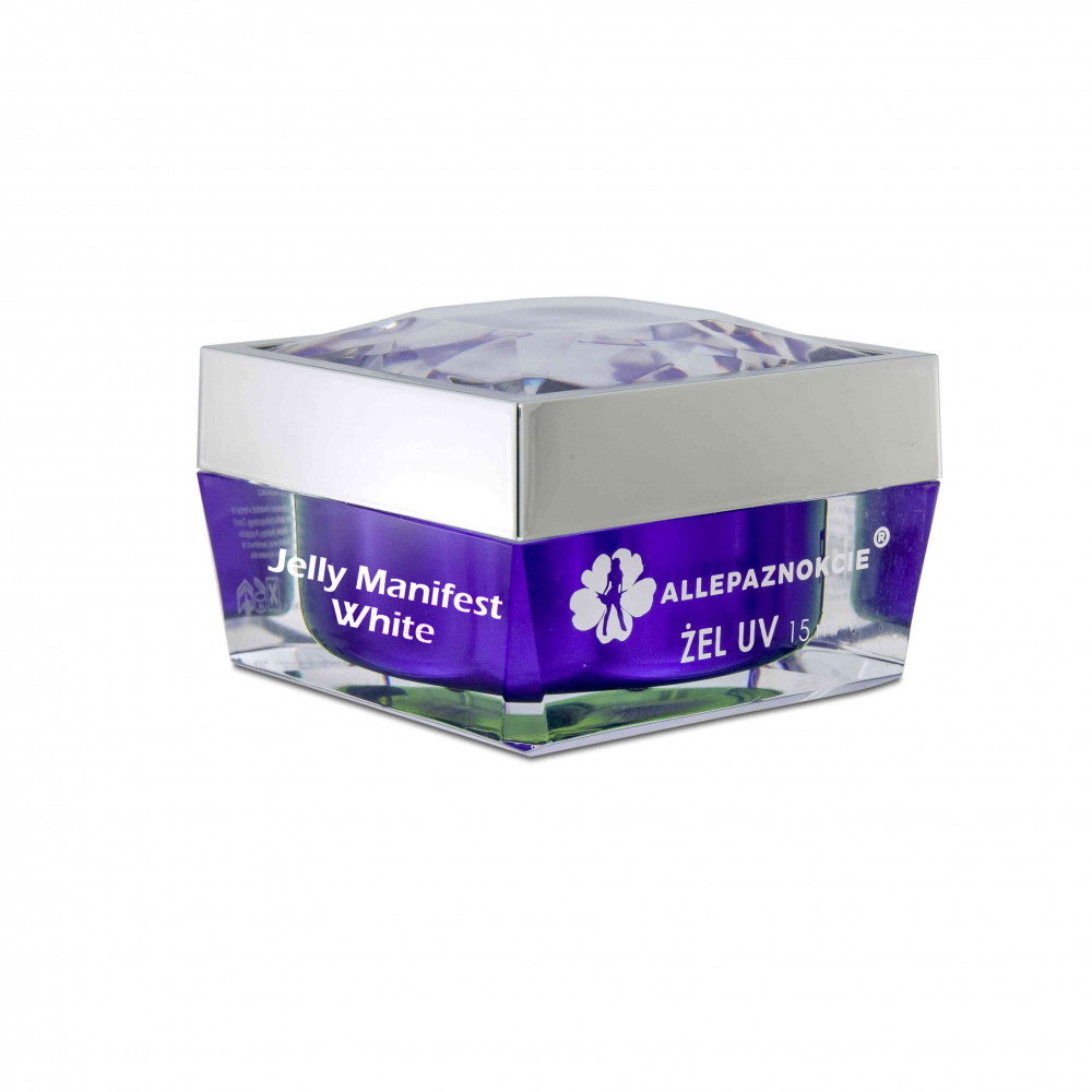 Gel UV Jelly Manifest White Allepaznokcie 15ml - 1 | YEO