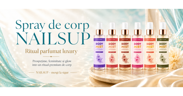 Spray de corp NAILSUP: ritualul parfumat care transformă prospețimea într-un detaliu luxury