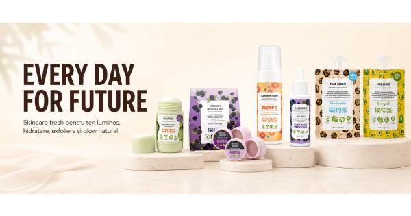 Every Day For Future pe NAILSUP: rutina skincare pentru hidratare, exfoliere și glow