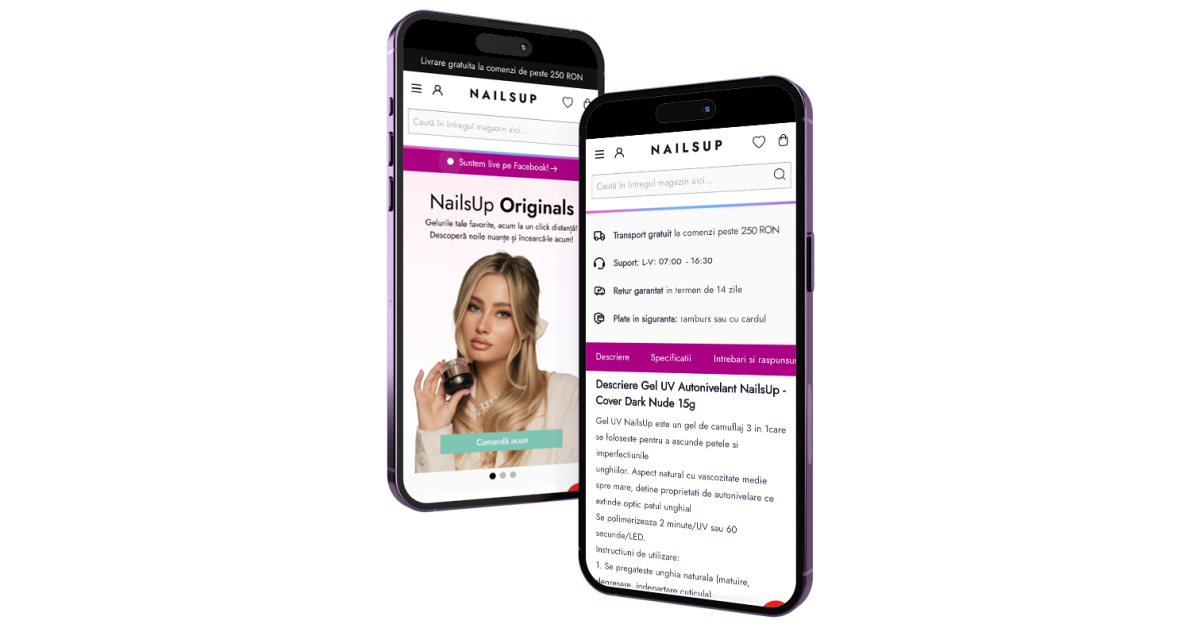 NailsUp – Aplicația mobilă care îți aduce reduceri și oferte direct pe telefon
