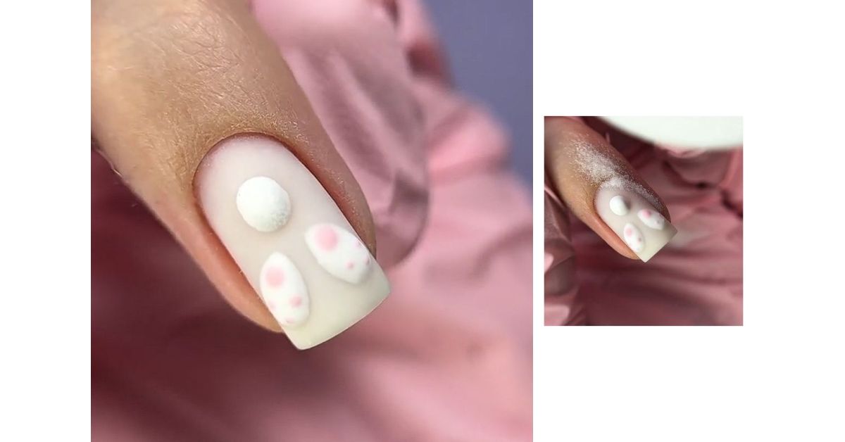 Unghii 3D iepuraș cu pudră acrilică – design nail art 2026 profesional + ghid complet NAILSUP