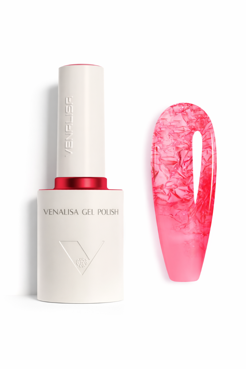 Ojă Semipermanentă Venalisa 5080C Roz-Coral Semi-Transparent