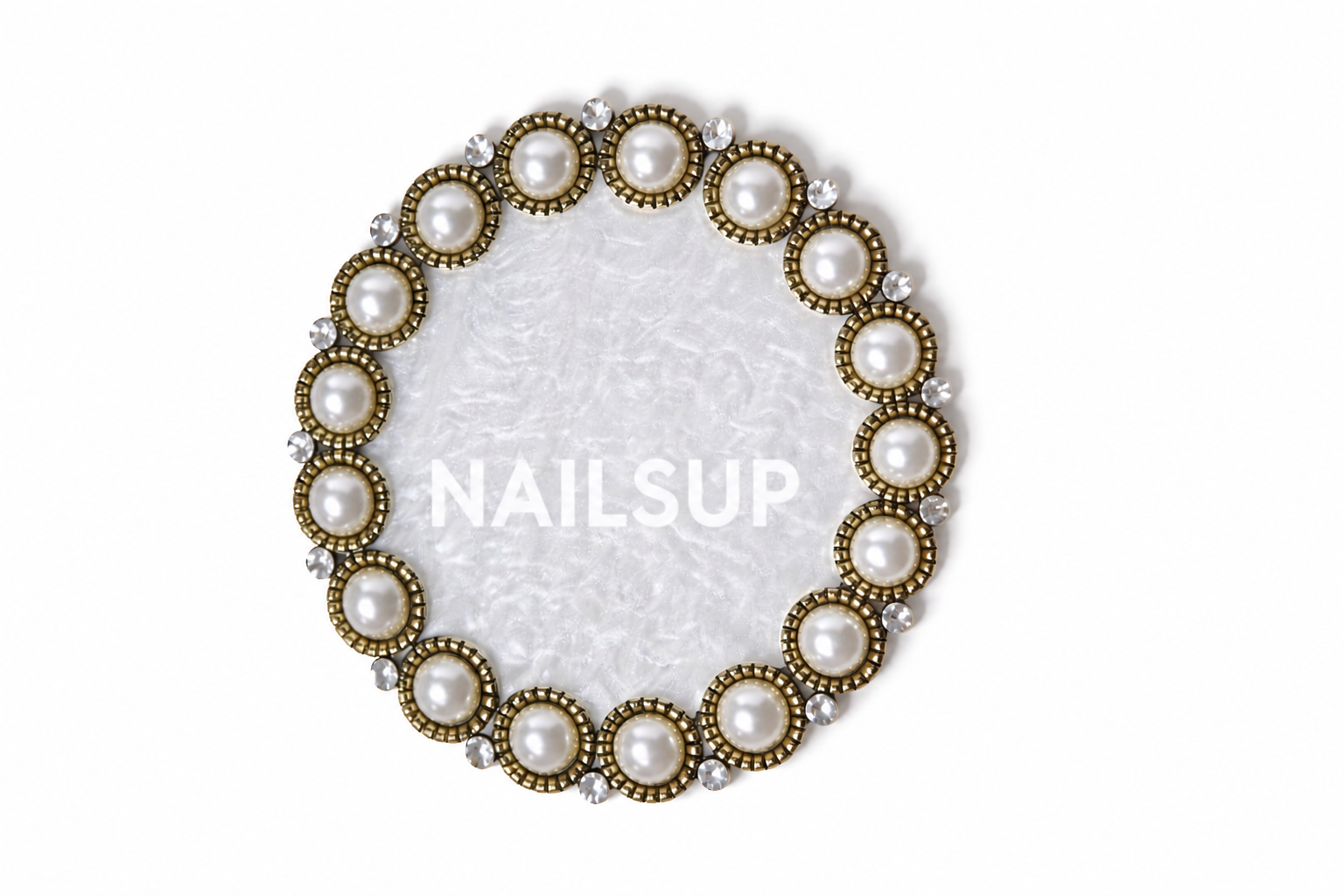 Paletă Pictură NAILSUP Pearl Bronze pentru Nail Art, Manichiură și Amestec Culori