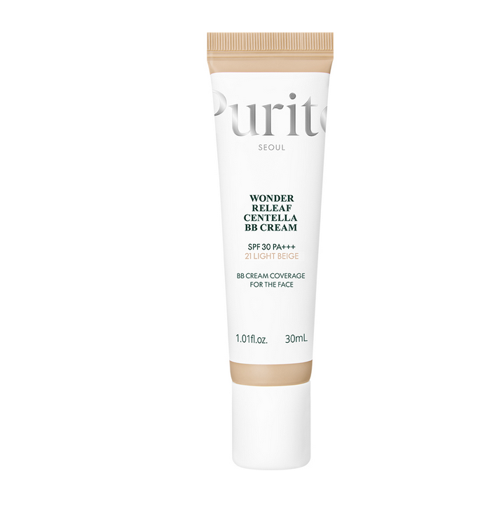 PURITO Wonder Releaf Centella BB Cream, 21 Light Beige, 30 ml