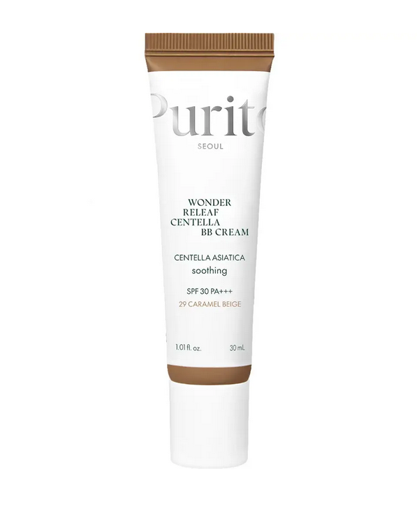 PURITO Wonder Releaf Centella BB Cream, 29 Caramel Beige, 30 ml