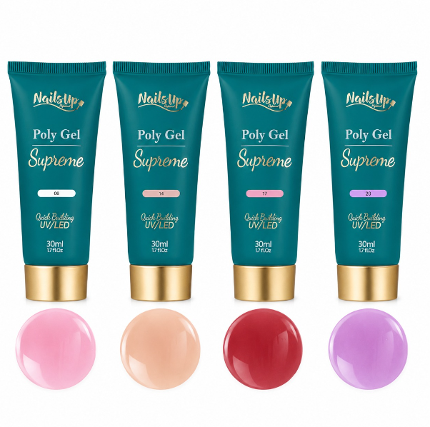 NAILSUP Set 4 PolyGel Supreme 30g