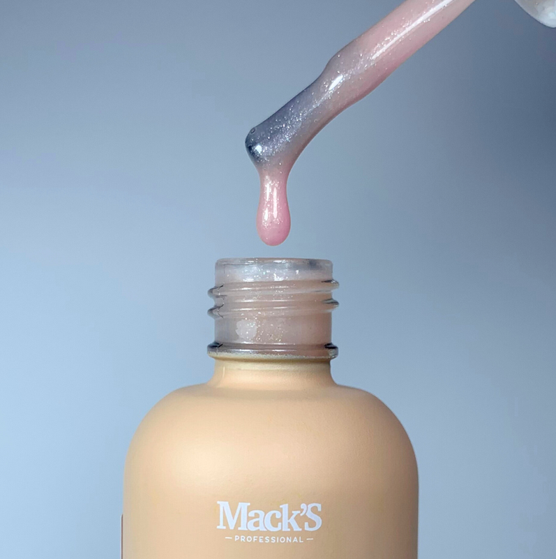 Macks Base Cover Builder-Shimmer Peach 12/15ml