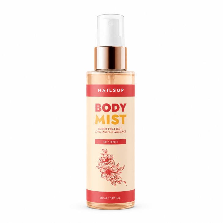NAILSUP Spray de corp hidratant Juicy Peach 150 ml