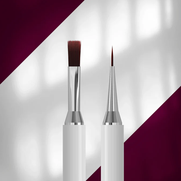 STALEKS EXCLUSIVE NBX-08/03 Pensula dubla pentru gel - 10 mm / pensula liner - 10 mm