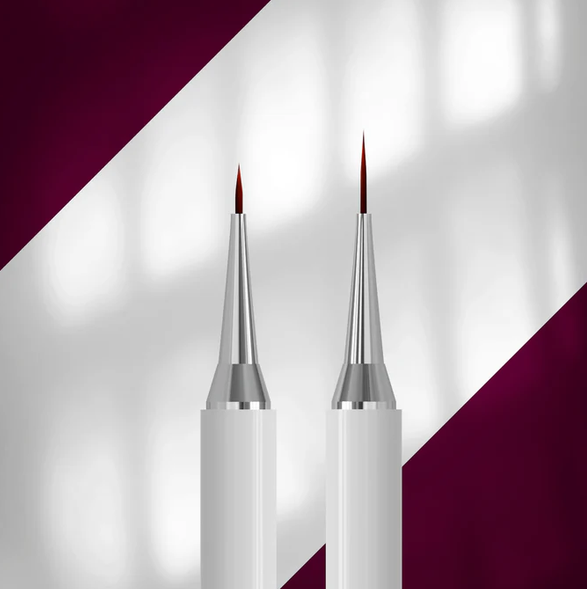 STALEKS EXCLUSIVE NBX-01/11 Pensula dubla - liner 7 mm / pensula pentru gel 12 mm