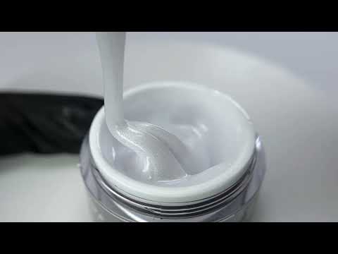 Gel UV Constructie NAILSUP - Milky White Glitter 50g