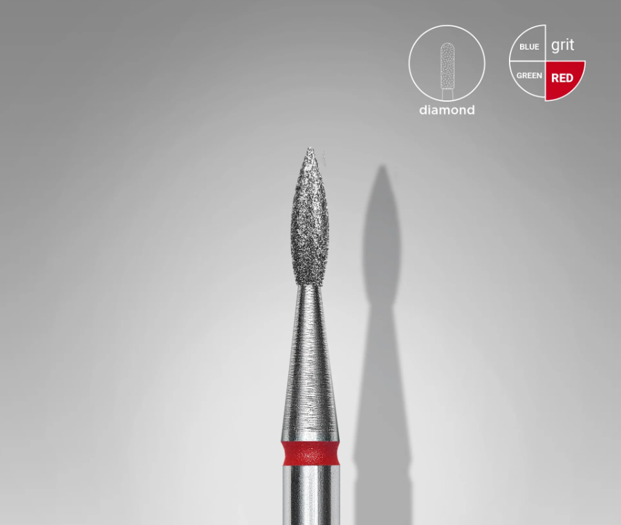 Staleks Capat Freza Flacara Rosu 1,8mm FA11R018/8